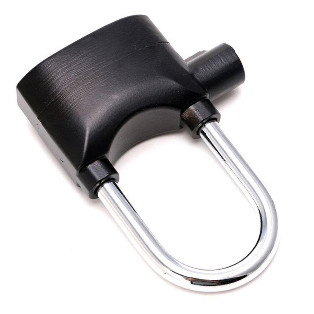 Cadeado Com Alarme Sirene Grande Trava Anti Furto Segurança 110db Som Alto - 6