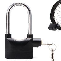 Cadeado Com Alarme Sirene Grande Trava Anti Furto Segurança 110db Som Alto - 2