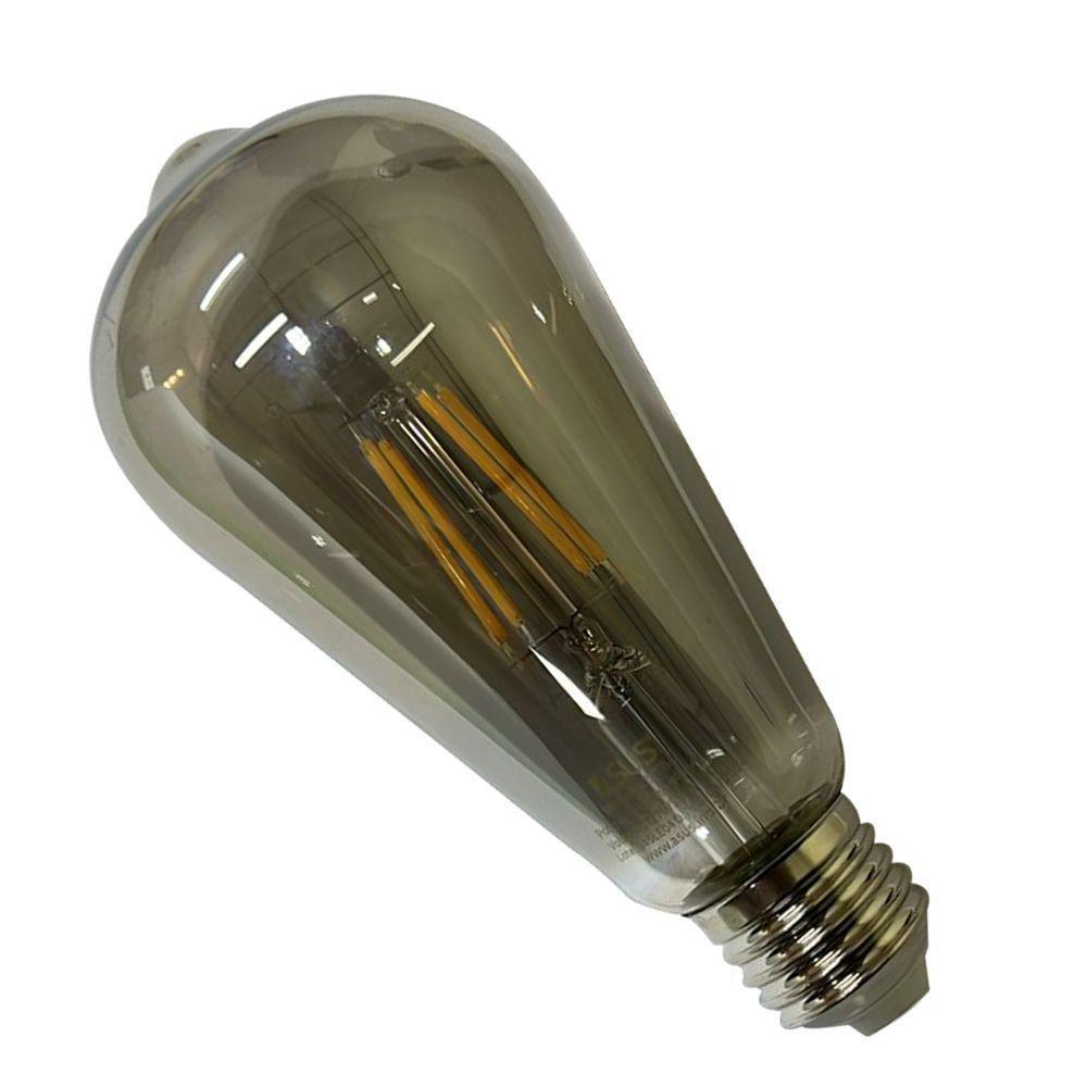 Lampada Led 30w Multi Filamento Kit 2 Uni Decoraçao Iluminaçao Sala Quarto Casa Branco Quente Ambiente - 5