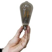 Lampada Led 30w Multi Filamento Kit 2 Uni Decoraçao Iluminaçao Sala Quarto Casa Branco Quente Ambiente - 3