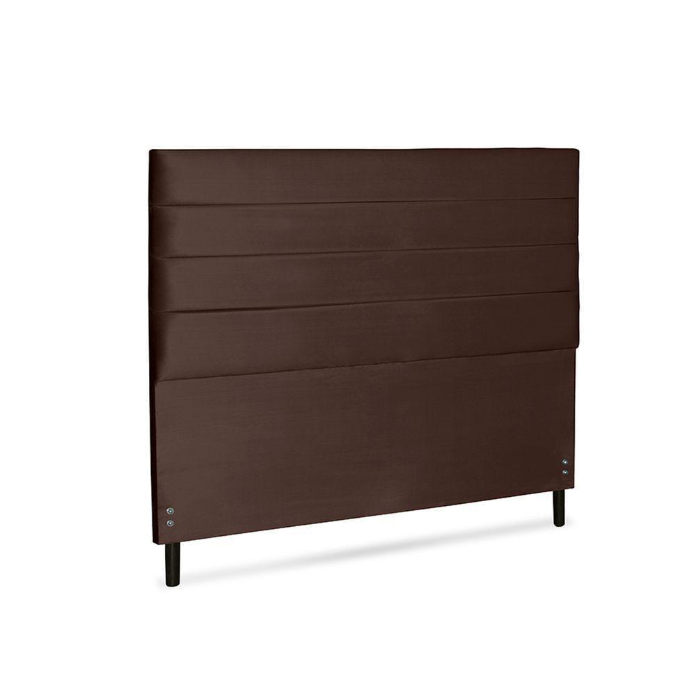 Cabeceira Tokyo Jbe Moveis Queen 158 Casal Diamond Luxo Cama Box Linha Quartos Cor Marrom - 1
