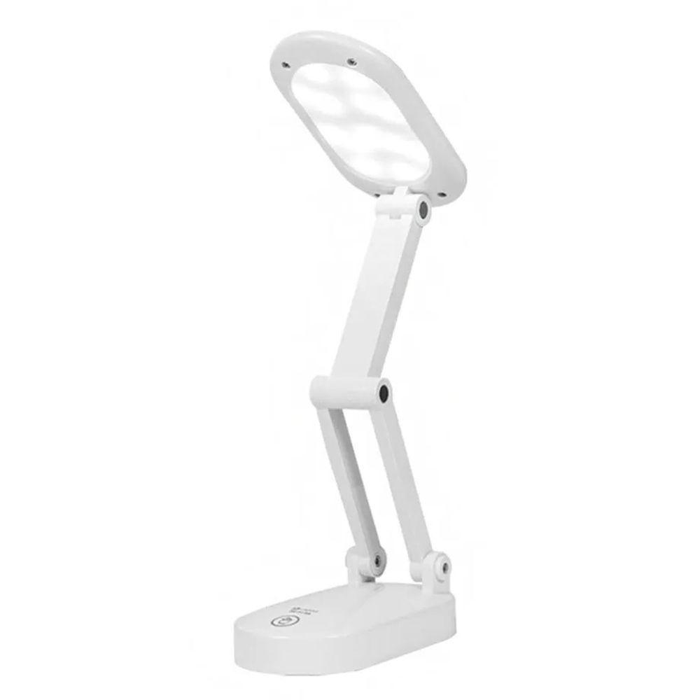 Luminaria De Mesa Touch Dobrável Abajur Sem Fio Led Articulada Recarregavel 3 Funções Iluminaçao Lampada - 1