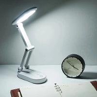 Luminaria De Mesa Touch Dobrável Abajur Sem Fio Led Articulada Recarregavel 3 Funções Iluminaçao Lampada - 3