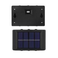 Luminaria Solar Led Spot Arandela 2 Uni Caminho Parede Balizador Iluminaçao Jardim Quintal Varanda Segurança Decoraçao - 5