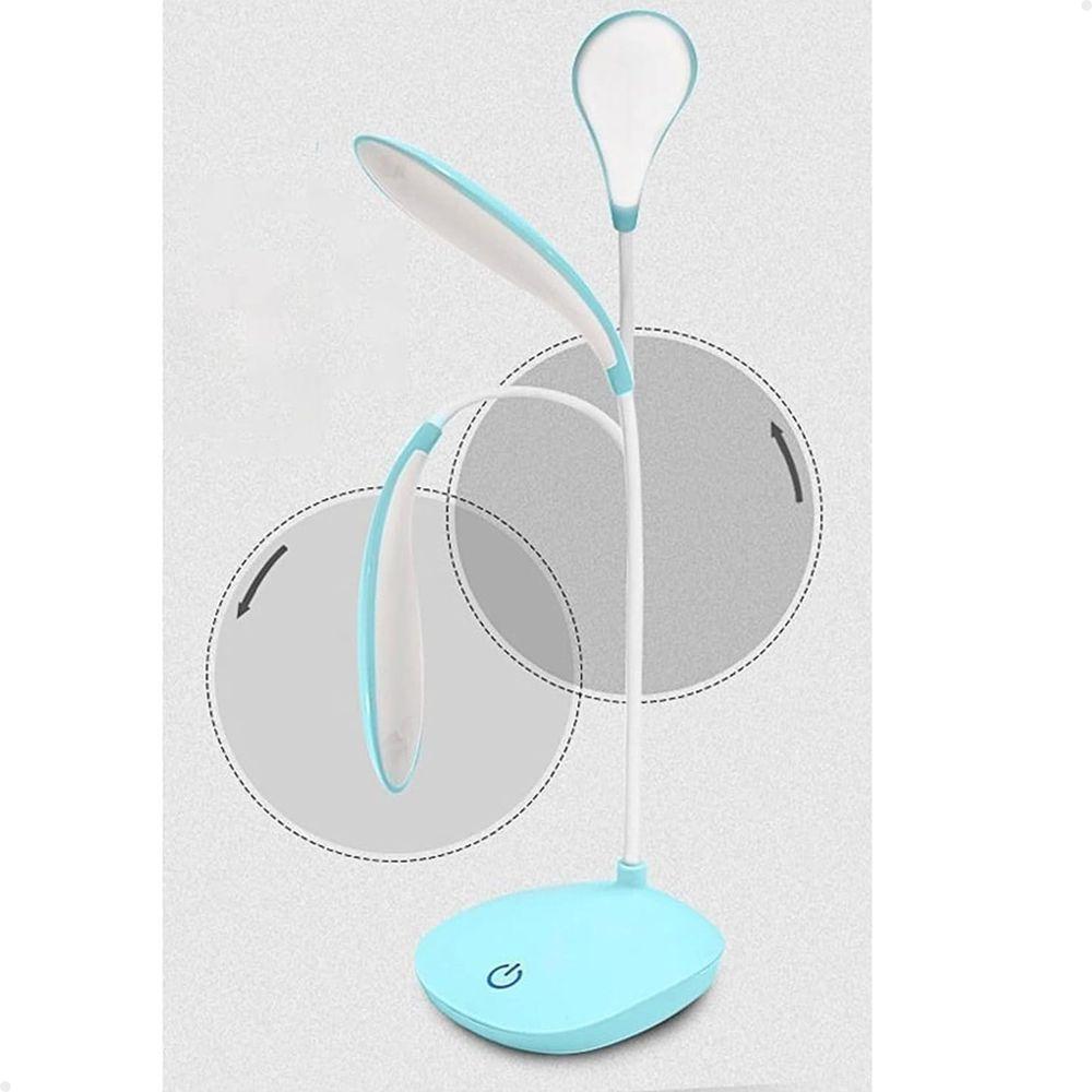 Luminária Mesa Flexível Lorben Touch Sem Fio 3 Níveis De Luz 14 Led - 2