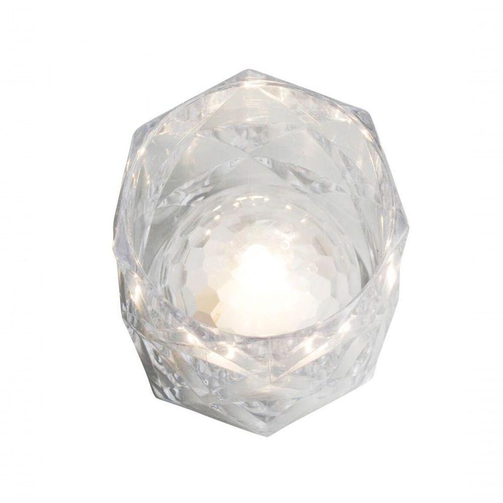 Luminária Copo Transparente 5.5x4.5cm - Tudo Em Caixa - 2