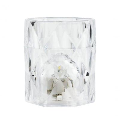 Luminária Copo Transparente 5.5x4.5cm - Tudo Em Caixa