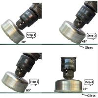 Kit 7 Brocas Diamantadas Serra Copo Vidro Mármore 10/25/40/55/70/80/100mm - 3