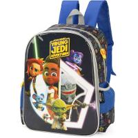 Mochila Costas Infantil Menino Star Wars Young Jedi Azul Luxcel - 1