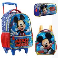Kit Mochila Rodinha Lancheira Estojo Xeryus Mickey Mouse - 1