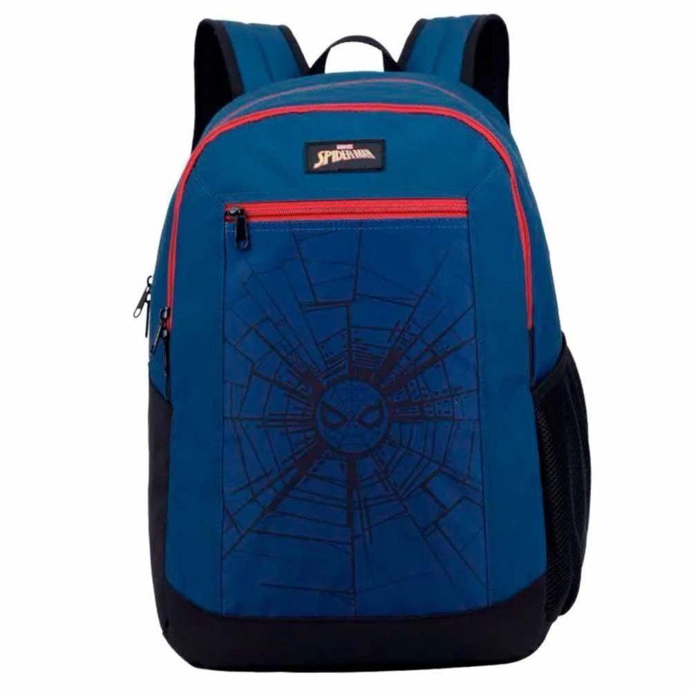 Mochila Costas Juvenil Dupla Divisória Spider Man Marvel Xeryus 11986 - 2