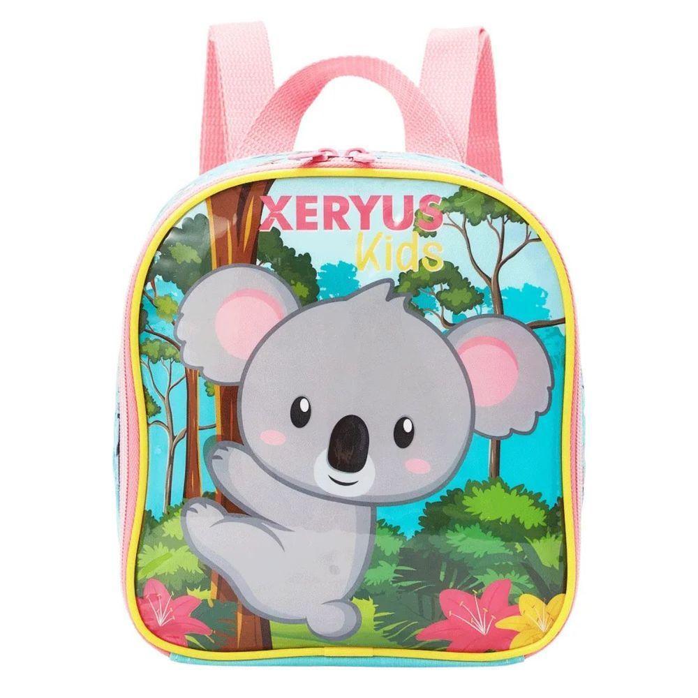 Kit Mochila Rodinha Lancheira Estojo Infantil Coala Xeryus - 2