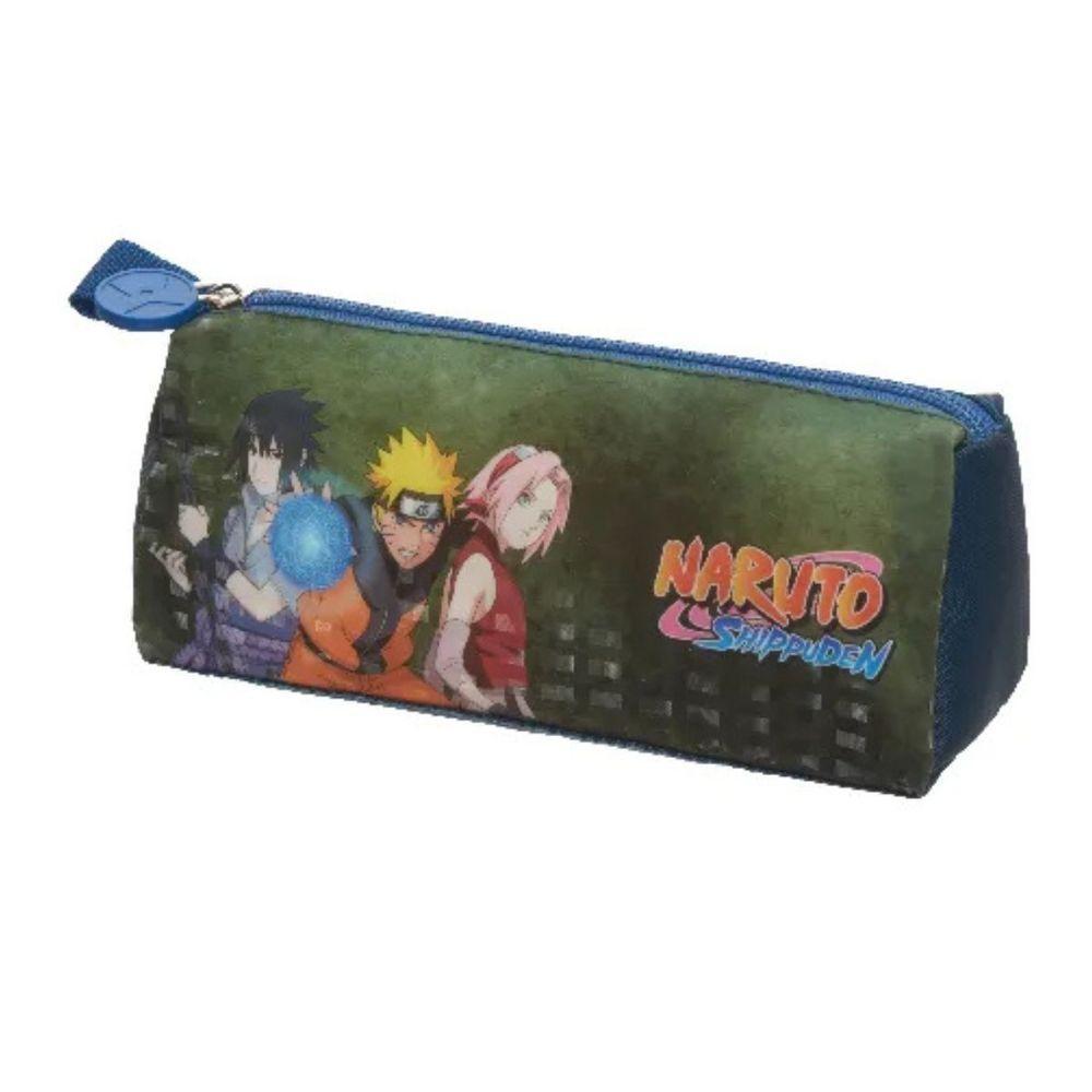 Kit Mochila Rodinhas Lancheira Estojo Infantil Escolar Menino Naruto Time 7 Pacifc - 7