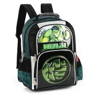 Mochila Costas Vingadores Hulk Verde Herói Menino Escolar Infantil Luxcel - 1