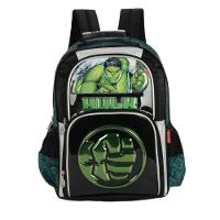 Mochila Costas Vingadores Hulk Verde Herói Menino Escolar Infantil Luxcel - 4