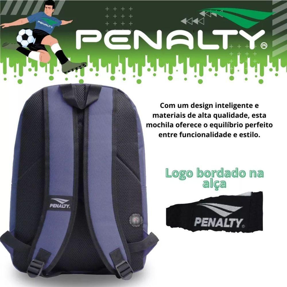Mochila Costas Notebook Resistente Casual Azul Penalty 108 - 4