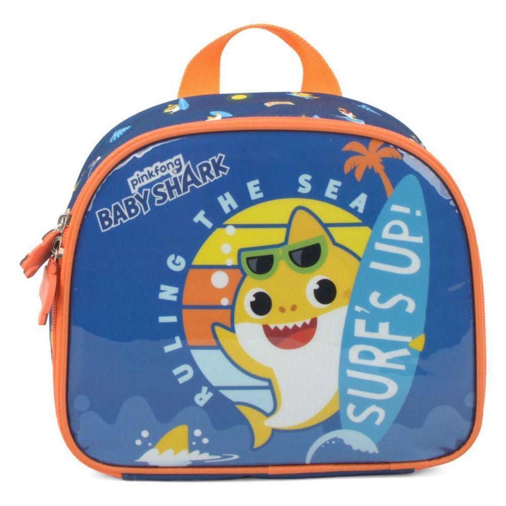 Lancheira Térmica Infantil Escolar Menino Baby Shark Praia Luxcel - 1