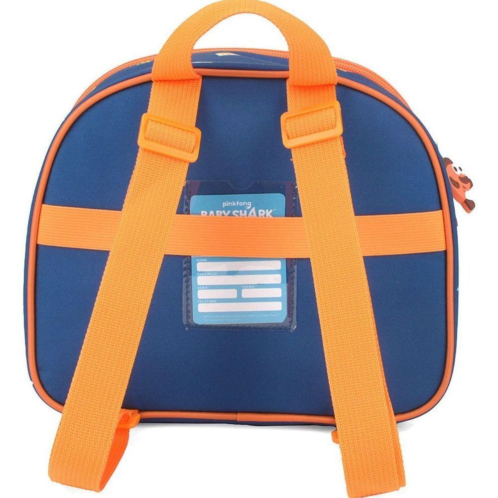 Lancheira Térmica Infantil Escolar Menino Baby Shark Praia Luxcel - 2