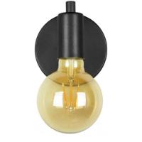 Luminária Arandela Parede Cama Mesa Quarto Moderna Alumínio Preto - 4