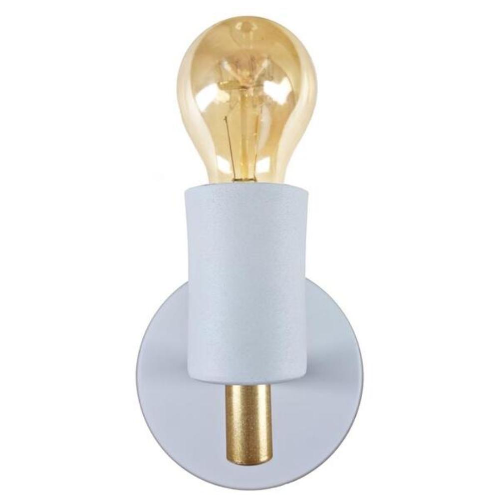 Luminária Arandela Parede Cama Mesa Quarto Moderna Alumínio Branco - 3