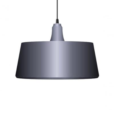 Luminária Pendente De Mesa Retrolux Moderna Elegante Prata Prata