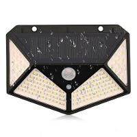 Luminária 100 Led Energia Solar 3 Modos Iluminação - 1