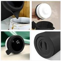 Garrafa Térmica Quente E Frio Café Com Termômetro Digital 1 Litro Cabo De Madeira - 3