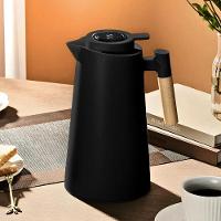 Garrafa Térmica Quente E Frio Café Com Termômetro Digital 1 Litro Cabo De Madeira - 5