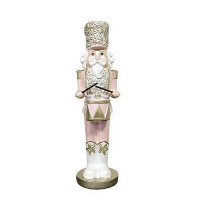 Boneco Quebra Nozes Rosa 25x8cm Florarte