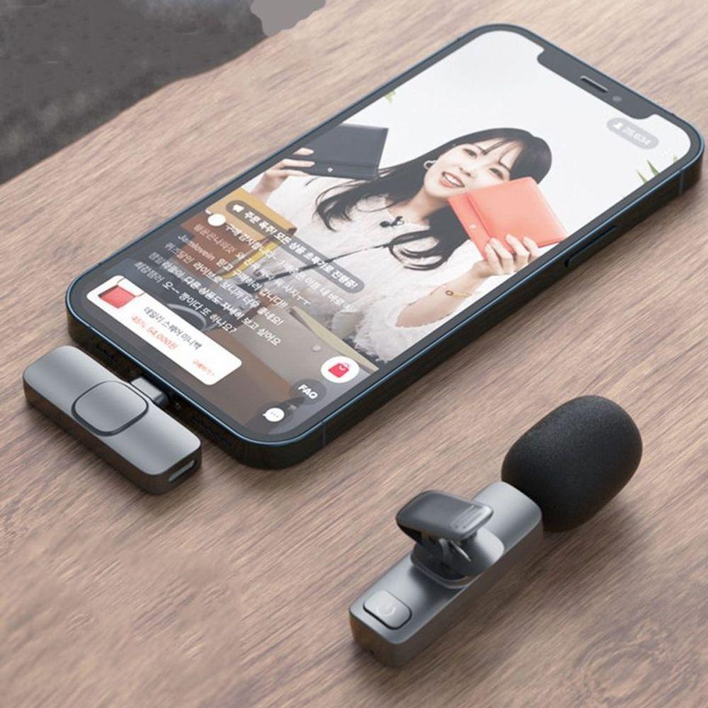 Microfone Lapela Wireless Sem Fio Para Iphone Ipad Lightning - 2