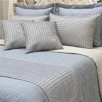 Cobre Leito King Picasso Dupla Face Com Almofadas E Xale 10 Peças - Prata - 2