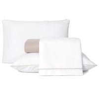 Jogo De Lençol Queen Linea Percal 200 Fios 4 Peças - Bege - 1