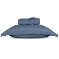 Jogo De Lençol Solteiro Slim Percal 200 Fios 2 Peças - Marinho - 1