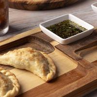 Petisqueira Madeira Teca Com 2 Molheiras - Stolf - 2