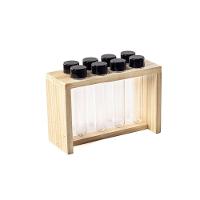 Porta Tempero 8 Tubos Madeira Pinus - Stolf - 1