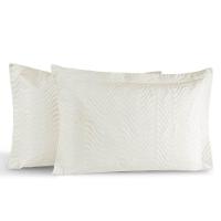 Kit Portas Travesseiros Gold Percal 200 Fios Algodão 50cm X 70cm 2 Peças - Palha - 1