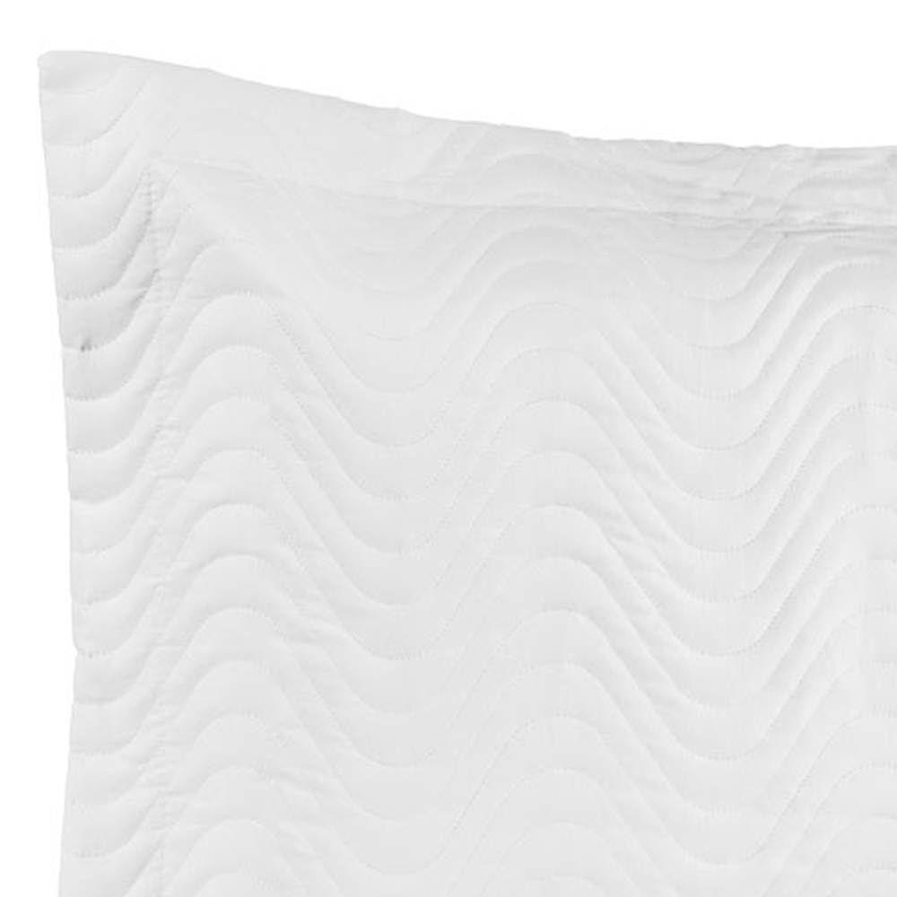 Kit Portas Travesseiros Silver Percal 180 Fios 50cm X 70cm 2 Peças - Branco - 2