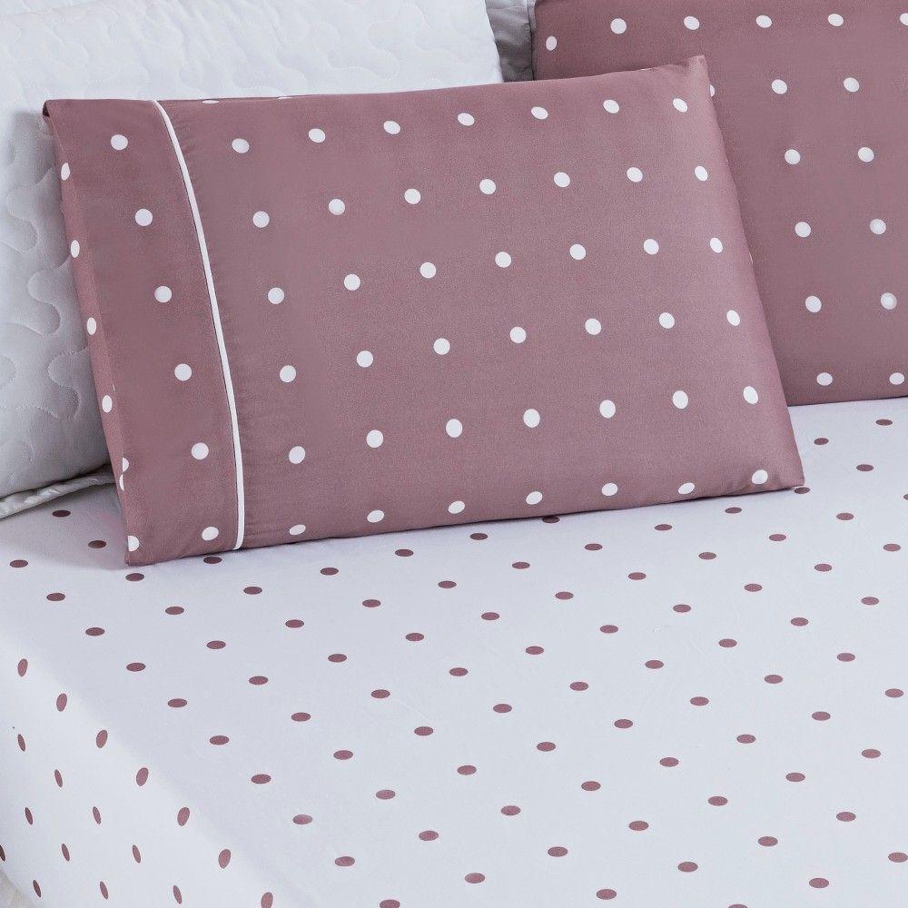 Jogo De Lençol Queen Petit Poa 200 Fios 3 Peças - Rose - 2