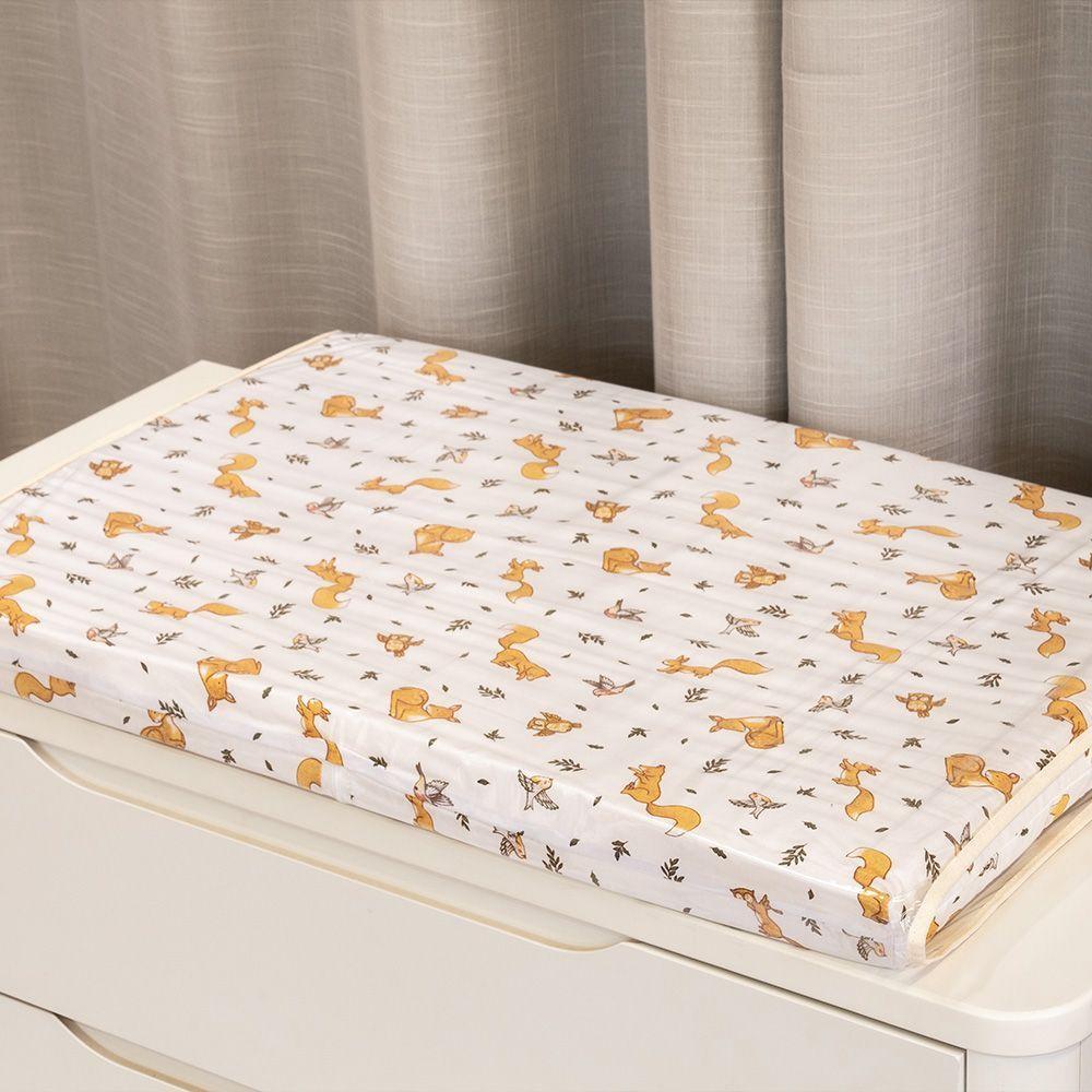 Trocador De Quarto Baby Percal 200 Fios 100% Algodão - Raposinha - 2