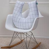 Almofada De Amamentação Baby Percal 200 Fios Algodão - Grid - 2