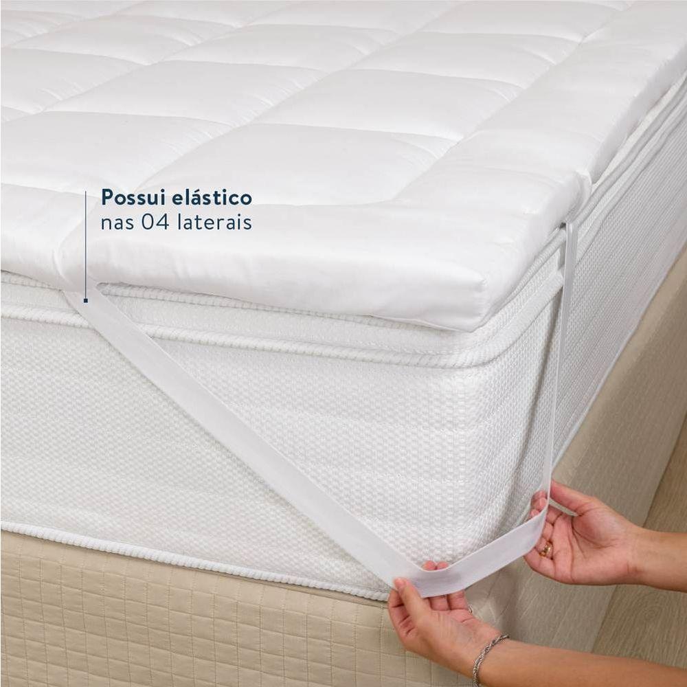 Pillow Top King Toque De Pluma 200 Fios - 1 Peça - 4