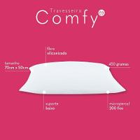 Travesseiro Comfy Suporte Baixo Fibra Siliconizada 450 Gramas 70cm X 50cm - 1 Unidade - 2