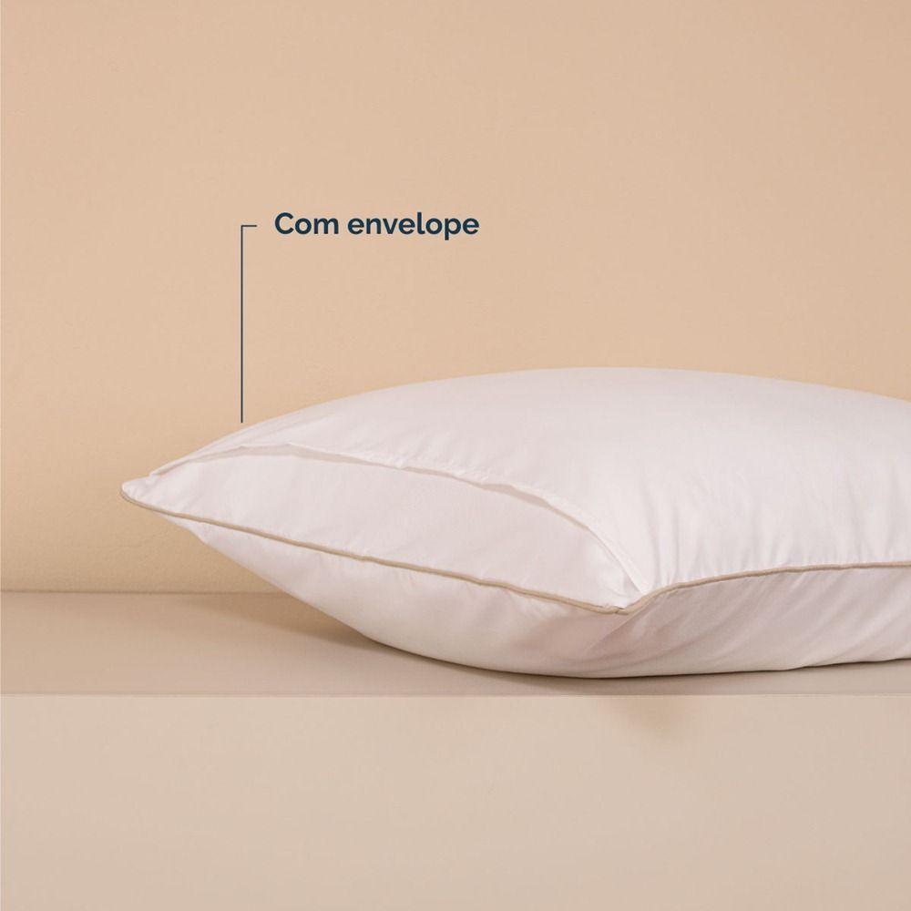 Kit Fronhas Linea Percal 200 Fios 50cm X 70cm 2 Peças - Bege - 6