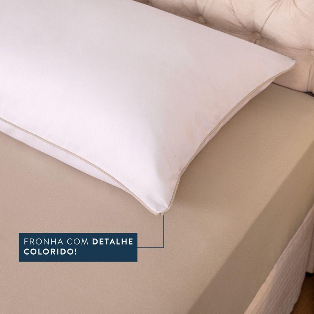 Jogo De Lençol Solteiro Linea Percal 200 Fios 3 Peças - Bege - 3