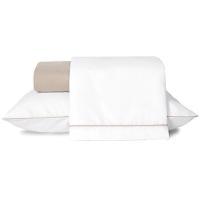 Jogo De Lençol Solteiro Linea Percal 200 Fios 3 Peças - Bege - 1