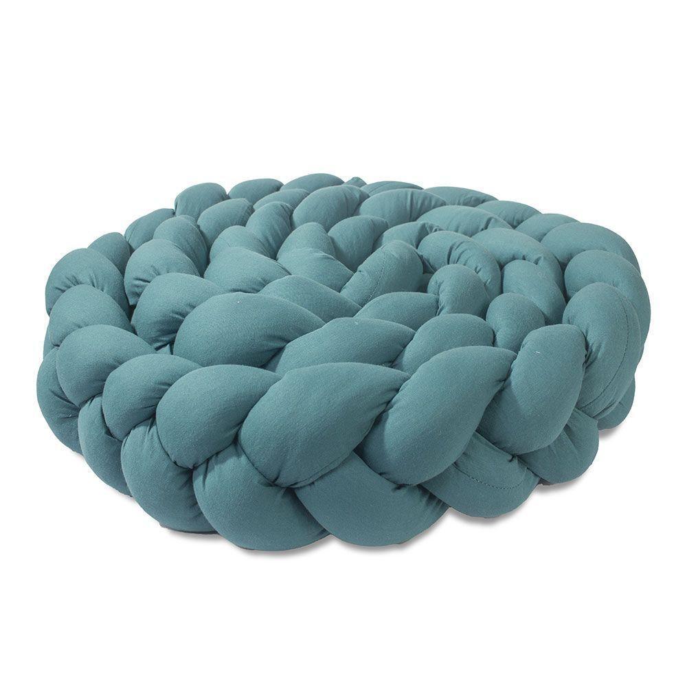 Trança Protetora Para Berço E Cama Percal 200 Fios Liso - Azul Petróleo - 1