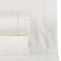 Jogo De Lençol Queen Top Line 180 Fios 4 Peças - Marfim - 2