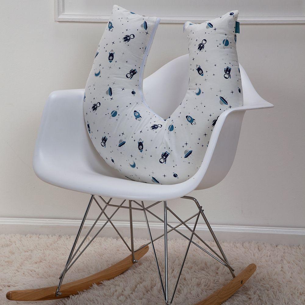 Almofada De Amamentação Baby Percal 200 Fios Algodão - Space - 2