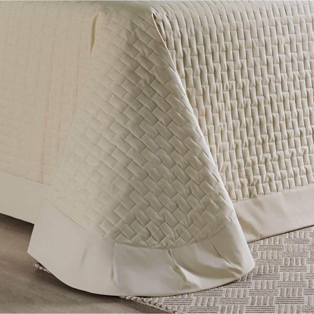 Cobre Leito Queen Madri Percal 200 Fios 100% Algodão 3 Peças - Caqui - 2