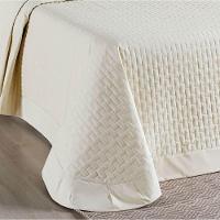 Cobre Leito Casal Padrão Madri Percal 200 Fios 100% Algodão 3 Peças - Palha - 2